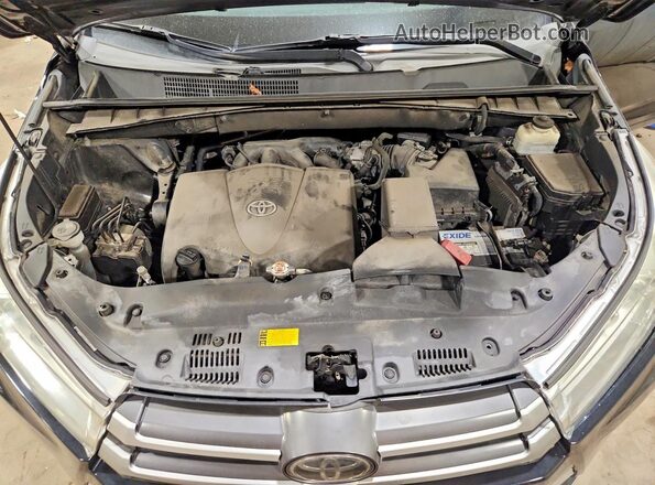 5TDJZRFH5JS884530 2018 TOYOTA HIGHLANDER Black Вид підкапотного простору