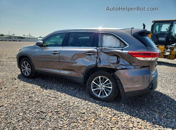 5TDJZRFH5KS619141 2019 TOYOTA HIGHLANDER Gray Задня ліва чверть
