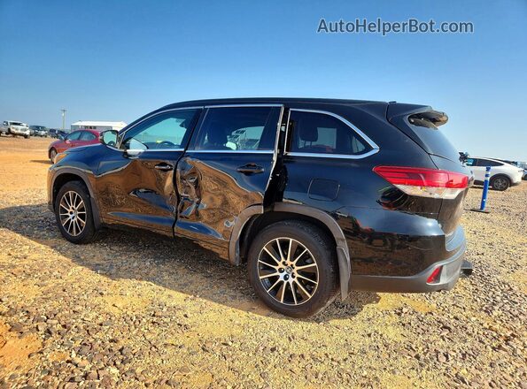 5TDJZRFH6HS358109 2017 TOYOTA HIGHLANDER Black Հետևի ձախ