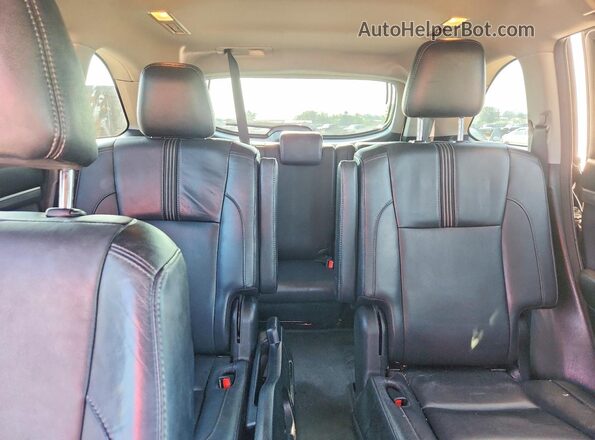 5TDJZRFH6HS358109 2017 TOYOTA HIGHLANDER Black Հետևի նստատեղերի տեսք
