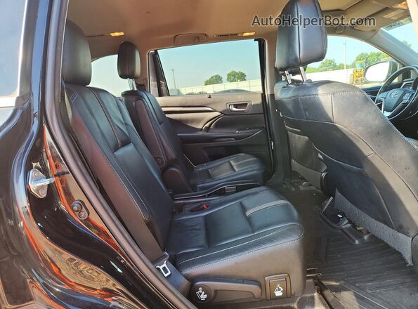 5TDJZRFH6HS358109 2017 TOYOTA HIGHLANDER Black Սալոնի հետևի տեսք