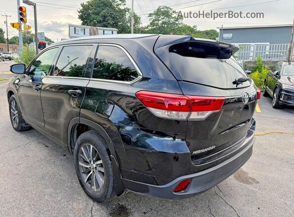 5TDJZRFH6HS371118 2017 TOYOTA HIGHLANDER Black Tył lewy