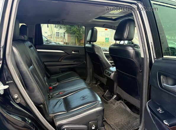 5TDJZRFH6HS371118 2017 TOYOTA HIGHLANDER Black Widok z tyłu