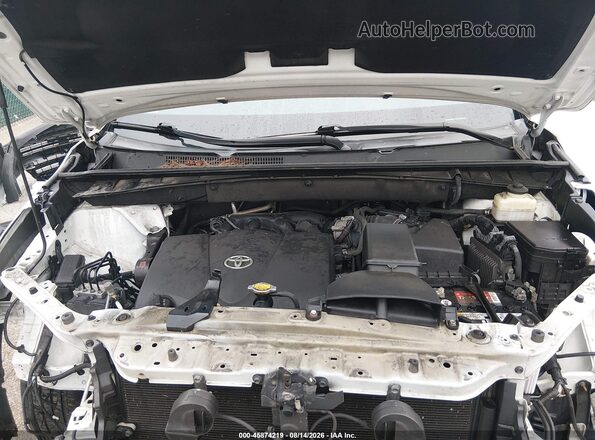 5TDJZRFH6HS390056 2017 TOYOTA HIGHLANDER White უკანა ხედი