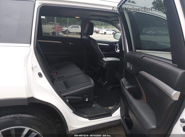 5TDJZRFH6HS390056 2017 TOYOTA HIGHLANDER White VIN კოდის სტიკერის ხედი