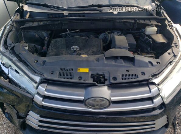 5TDJZRFH6HS409544 2017 TOYOTA HIGHLANDER Черный Вид подкапотного пространства