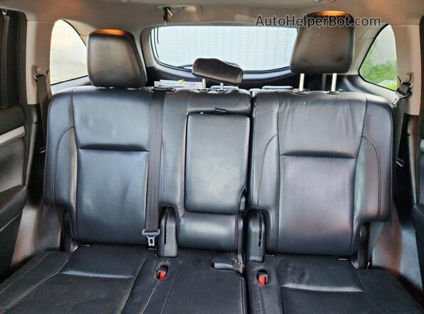 5TDJZRFH6HS409544 2017 TOYOTA HIGHLANDER Черный Вид задних сидений