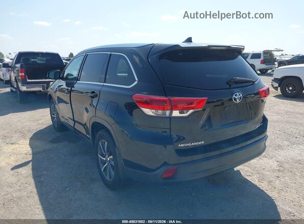 5TDJZRFH6HS432693 2017 TOYOTA HIGHLANDER Black Հետևի ձախ