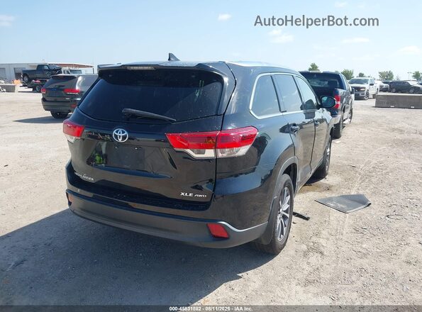 5TDJZRFH6HS432693 2017 TOYOTA HIGHLANDER Black Հետևի աջ