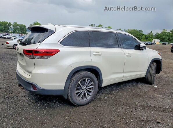 5TDJZRFH6HS457593 2017 TOYOTA HIGHLANDER White Задня права чверть