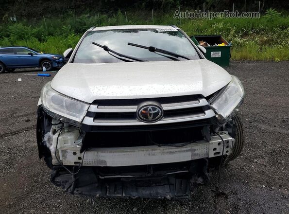 5TDJZRFH6HS457593 2017 TOYOTA HIGHLANDER White Вид спереду