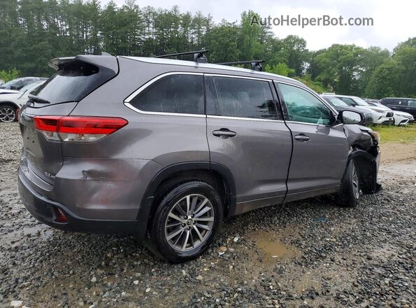 5TDJZRFH6HS510017 2017 TOYOTA HIGHLANDER Gray Trasero derecho