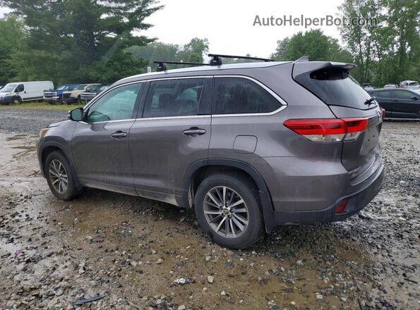 5TDJZRFH6HS510017 2017 TOYOTA HIGHLANDER Gray Trasero izquierdo