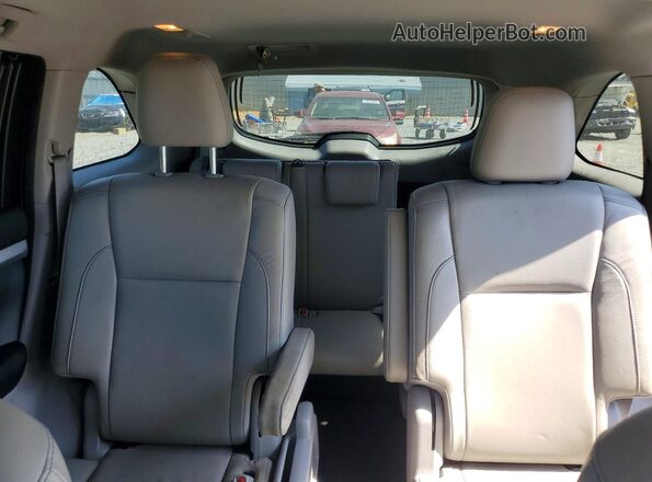 5TDJZRFH6HS522765 2017 TOYOTA HIGHLANDER Black უკანა სავარძლების ხედი