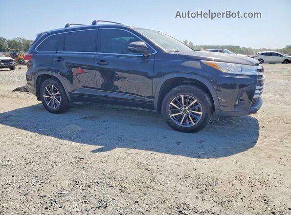 5TDJZRFH6HS522765 2017 TOYOTA HIGHLANDER Black წინა მარჯვენა