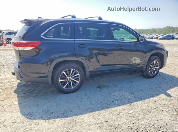 5TDJZRFH6HS522765 2017 TOYOTA HIGHLANDER Black უკანა მარჯვენა