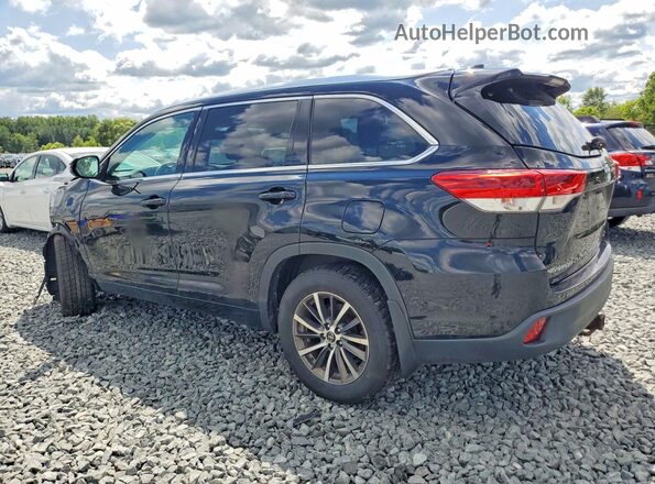 5TDJZRFH6JS548823 2018 TOYOTA HIGHLANDER Black უკანა მარცხენა