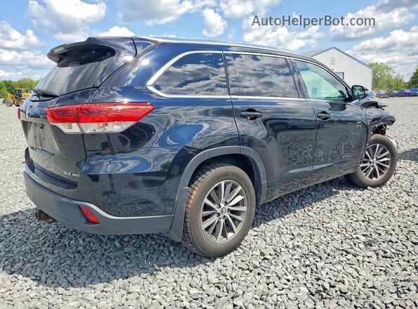 5TDJZRFH6JS548823 2018 TOYOTA HIGHLANDER Black უკანა მარჯვენა