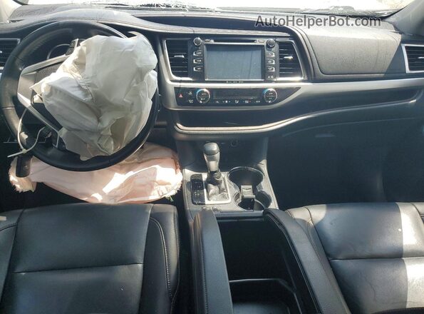 5TDJZRFH6KS565591 2019 TOYOTA HIGHLANDER Белый Вид панели приборов