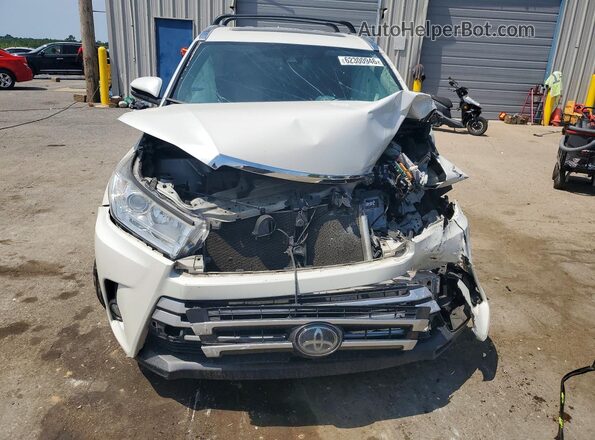 5TDJZRFH6KS565591 2019 TOYOTA HIGHLANDER Белый Вид спереди