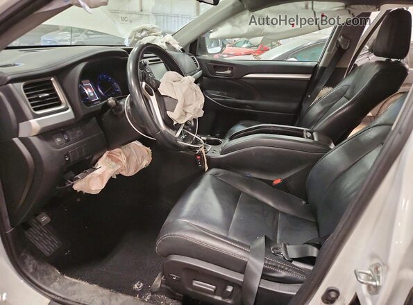 5TDJZRFH6KS593763 2019 TOYOTA HIGHLANDER White Front interior view
