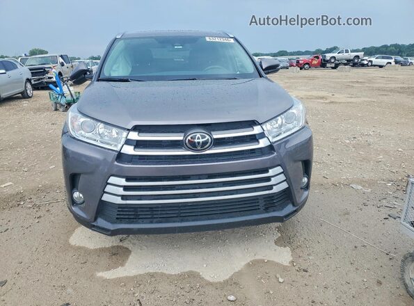 5TDJZRFH6KS732810 2019 TOYOTA HIGHLANDER Silver Vista frontal