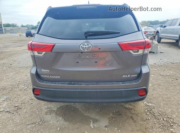 5TDJZRFH6KS732810 2019 TOYOTA HIGHLANDER Silver Vista trasera