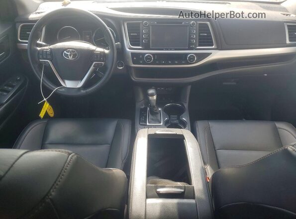 5TDJZRFH6KS732810 2019 TOYOTA HIGHLANDER Silver Vista del salpicadero
