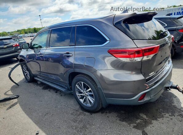 5TDJZRFH7HS384685 2017 TOYOTA HIGHLANDER Gray Հետևի ձախ