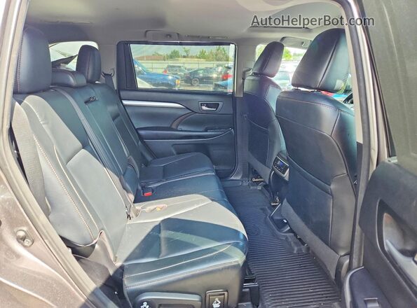 5TDJZRFH7HS384685 2017 TOYOTA HIGHLANDER Gray Սալոնի հետևի տեսք