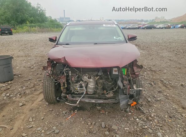 5TDJZRFH7HS442567 2017 TOYOTA HIGHLANDER Burgundy Դիմացի տեսք