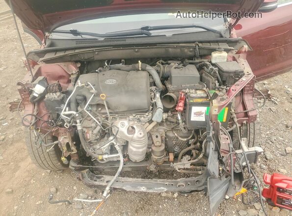 5TDJZRFH7HS442567 2017 TOYOTA HIGHLANDER Burgundy Շարժիչի բաժամունքի տեսք