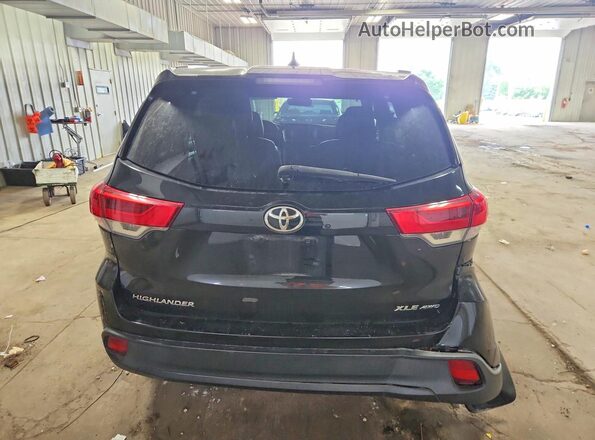 5TDJZRFH7HS449132 2017 TOYOTA HIGHLANDER Black Vista trasera
