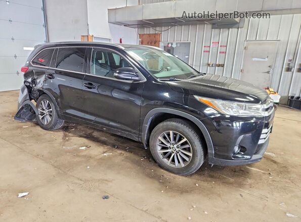 5TDJZRFH7HS449132 2017 TOYOTA HIGHLANDER Black Delantero derecho