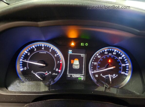 5TDJZRFH7HS449132 2017 TOYOTA HIGHLANDER Black Vista del cuadro de instrumentos