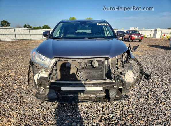5TDJZRFH7HS472457 2017 TOYOTA HIGHLANDER Gray Вид спереду