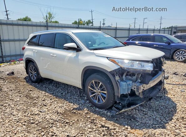 5TDJZRFH7HS514481 2017 TOYOTA HIGHLANDER Cream Передня права чверть