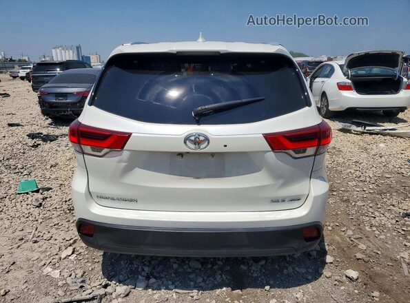 5TDJZRFH7HS514481 2017 TOYOTA HIGHLANDER Cream Вид ззаду