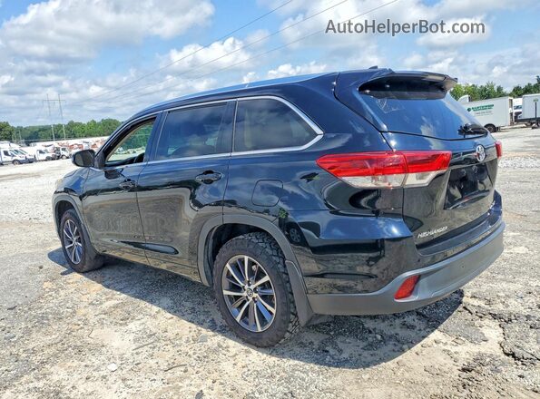 5TDJZRFH7JS531609 2018 TOYOTA HIGHLANDER Black Tył lewy