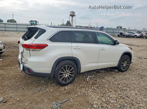 5TDJZRFH7JS538527 2018 TOYOTA HIGHLANDER White უკანა მარჯვენა