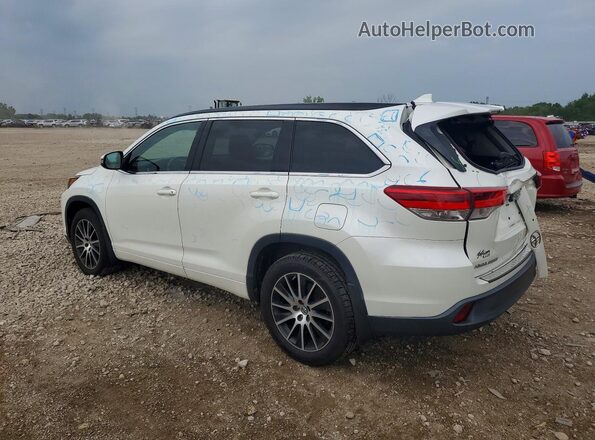 5TDJZRFH7JS538527 2018 TOYOTA HIGHLANDER White უკანა მარცხენა