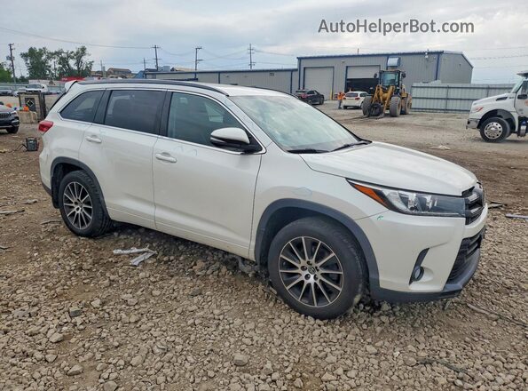 5TDJZRFH7JS538527 2018 TOYOTA HIGHLANDER White წინა მარჯვენა