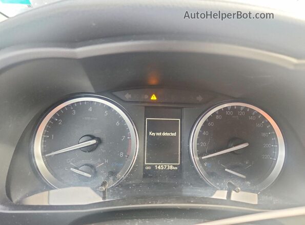 5TDJZRFH7KS595182 2019 TOYOTA HIGHLANDER Gray Instrument cluster view