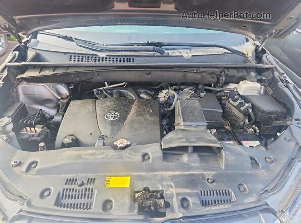 5TDJZRFH7KS595182 2019 TOYOTA HIGHLANDER Gray Engine compartment view