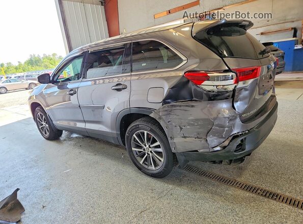 5TDJZRFH7KS630044 2019 TOYOTA HIGHLANDER Gray Задня ліва чверть