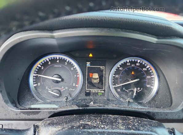 5TDJZRFH8HS508995 2017 TOYOTA HIGHLANDER Серебряный Вид щитка приборов