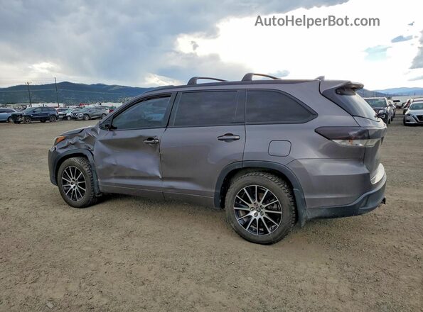 5TDJZRFH8JS811328 2018 TOYOTA HIGHLANDER Gray Հետևի ձախ