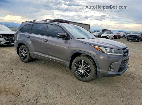 5TDJZRFH8JS811328 2018 TOYOTA HIGHLANDER Gray Առջևի աջ