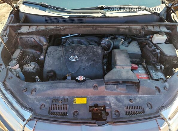 5TDJZRFH8JS832311 2018 TOYOTA HIGHLANDER Black Շարժիչի բաժամունքի տեսք