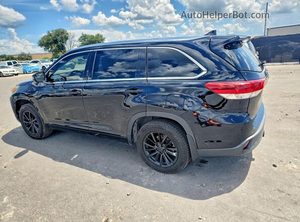 5TDJZRFH8JS903023 2018 TOYOTA HIGHLANDER Black Задня ліва чверть